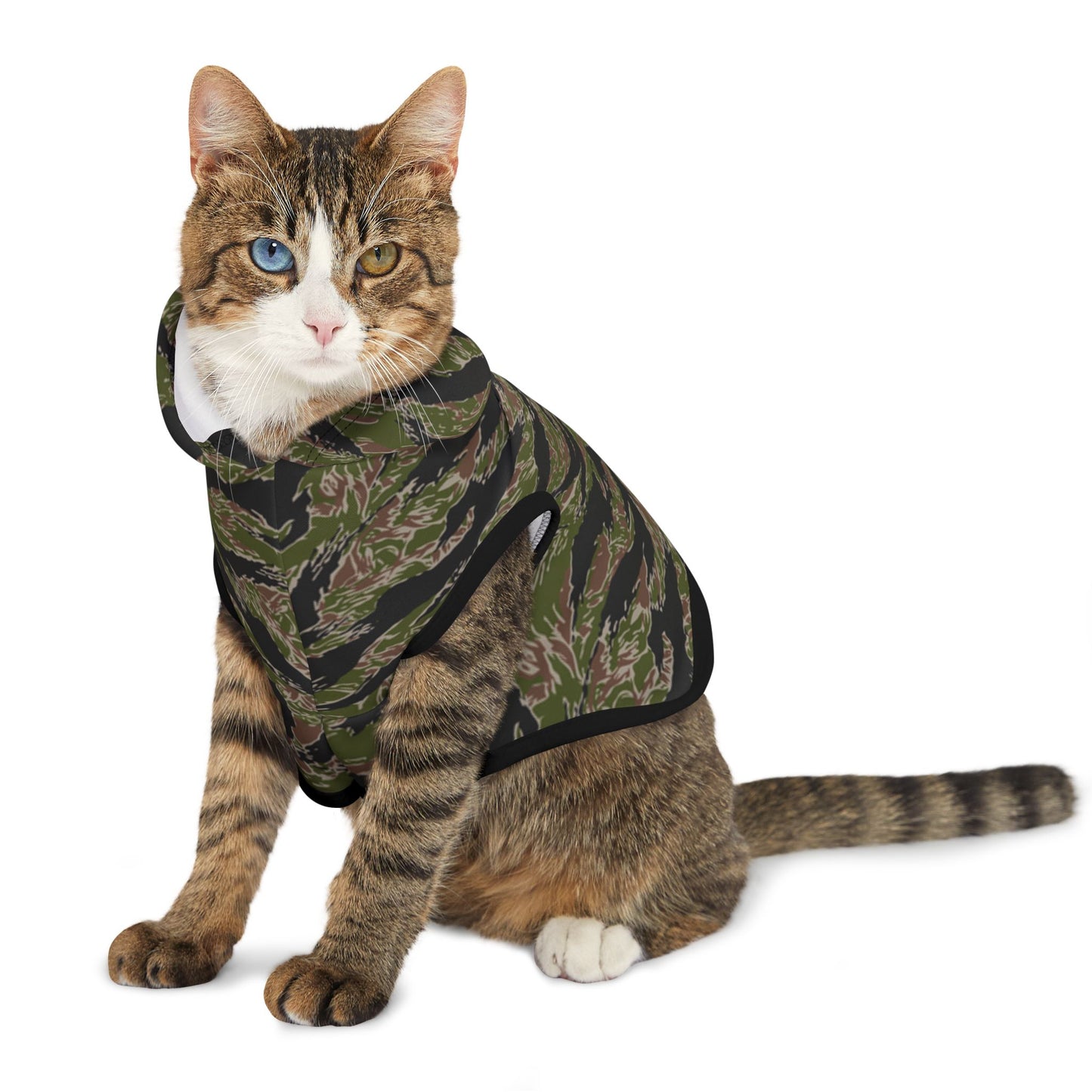 Tiger Stripe Jungle CAMO Pet Hoodie