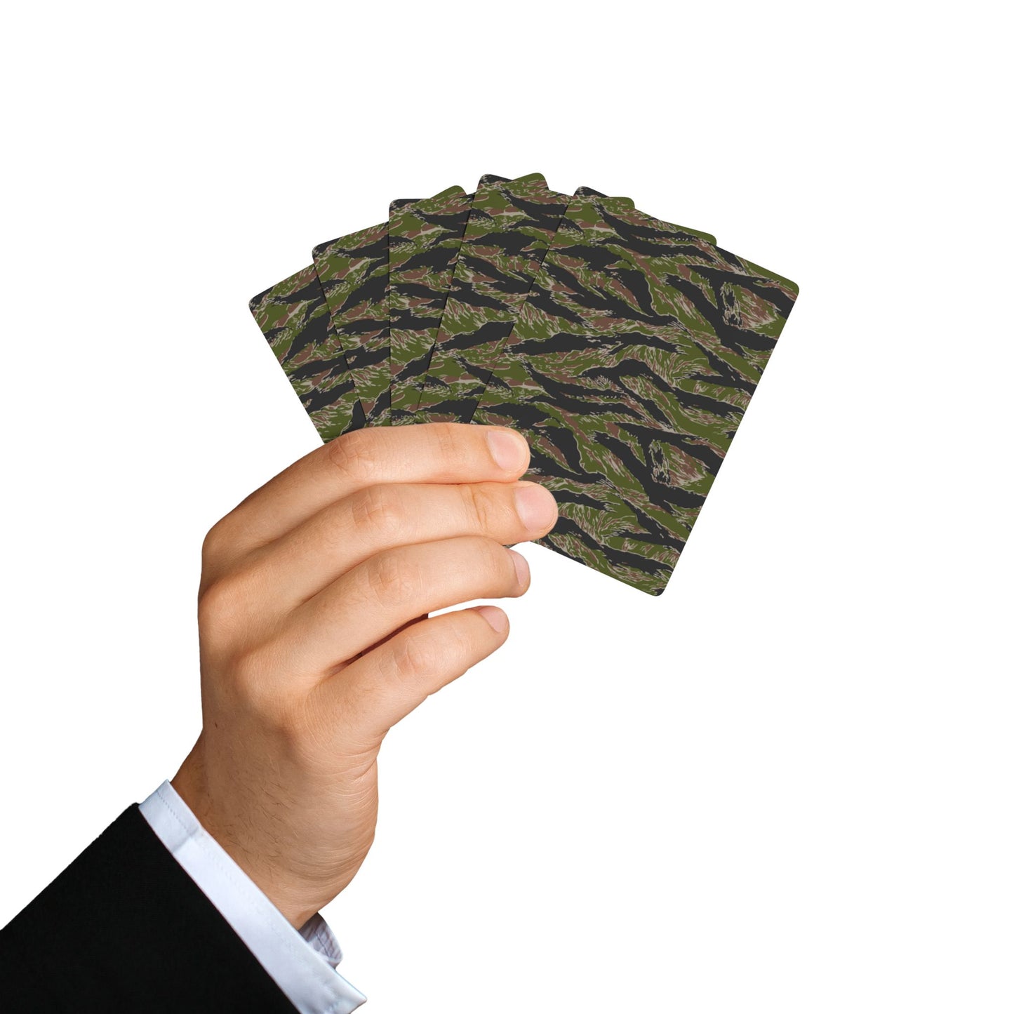 Tiger Stripe Jungle CAMO Poker Playing Cards
