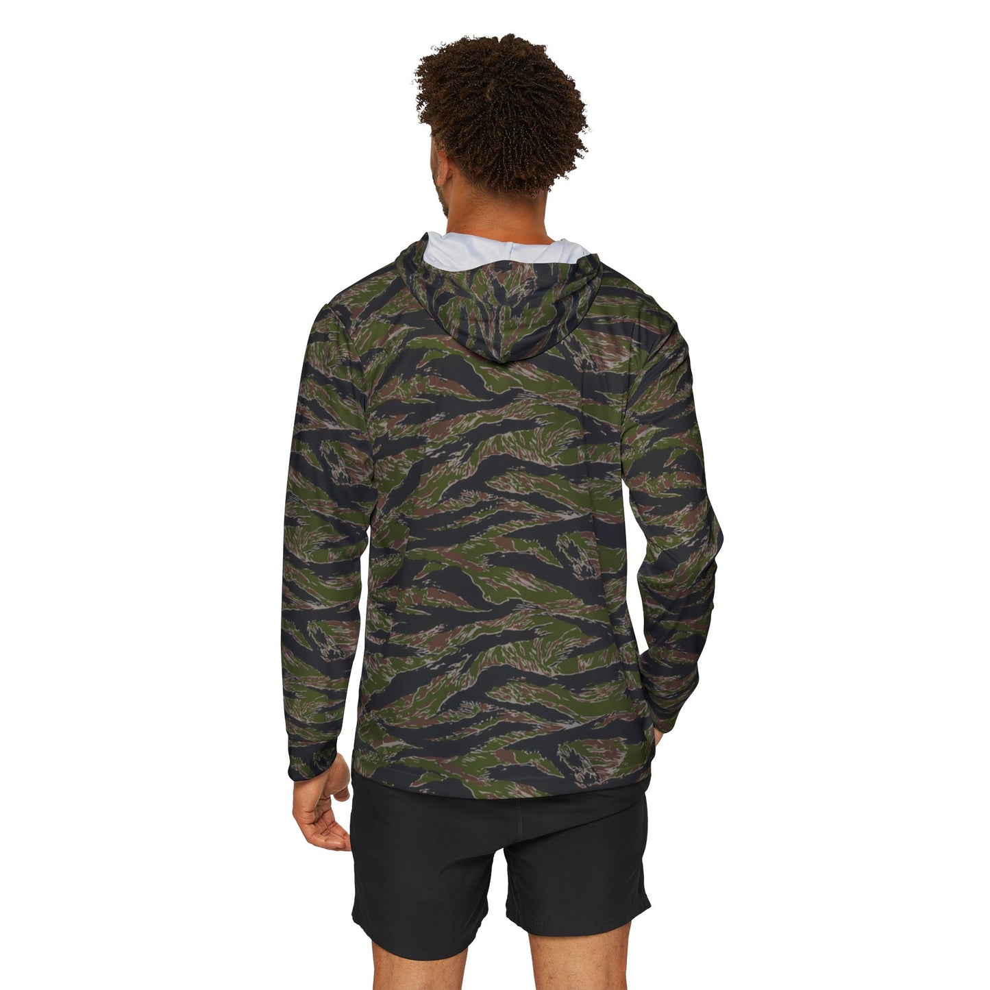 Tiger Stripe Jungle CAMO Mens Sports Warmup Hoodie