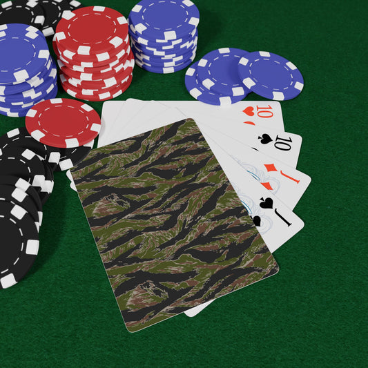 Tiger Stripe Jungle CAMO Poker Playing Cards